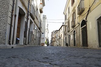 Tuščios gatvės Italijoje Tuščios gatvės Italijoje