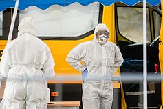 Mobilus koronaviruso patikros punktas Mobilus koronaviruso patikros punktas
