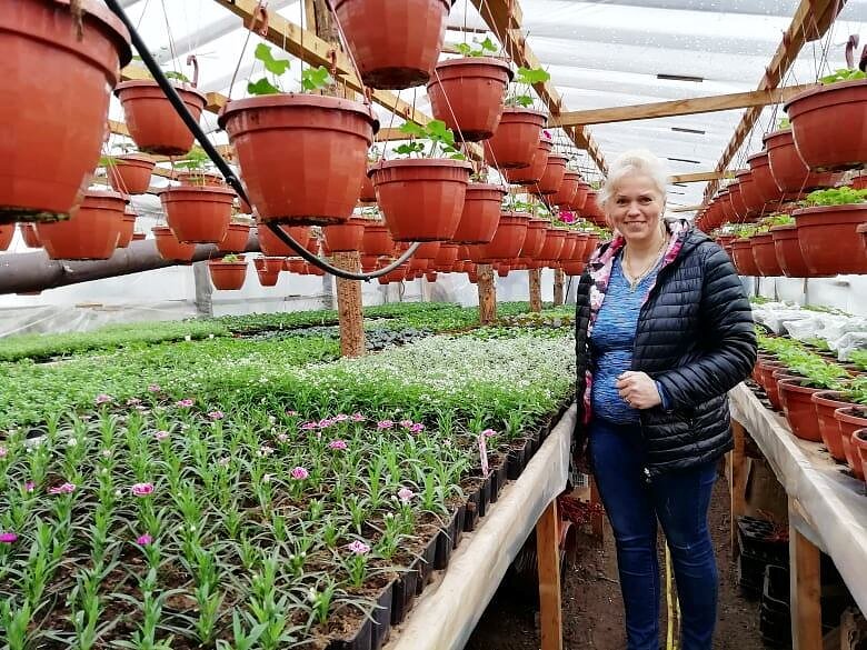 Nuotraukoje daržininkė iš Utenos rajono Angelė Milienė