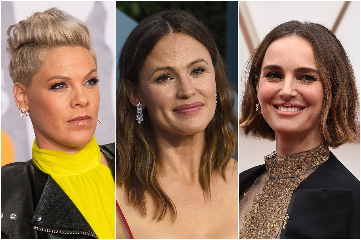 Pink, Jennifer Garner, Natalie Portman