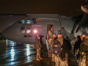 Lithuanian troops depart for Mali