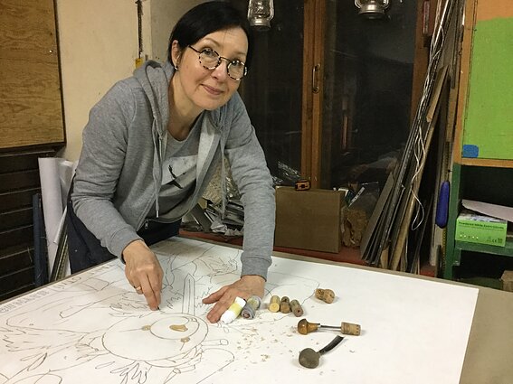Menininkė Laisvydė Šalčiūtė Menininkė Laisvydė Šalčiūtė