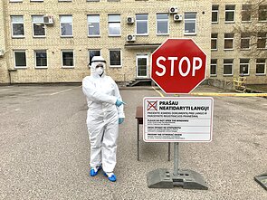 Karščiavimo klinika. Asociatyvinė nuotrauka Karščiavimo klinika. Asociatyvinė nuotrauka