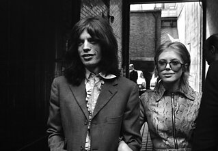 Mickas Jaggeris ir Marianne Faithfull