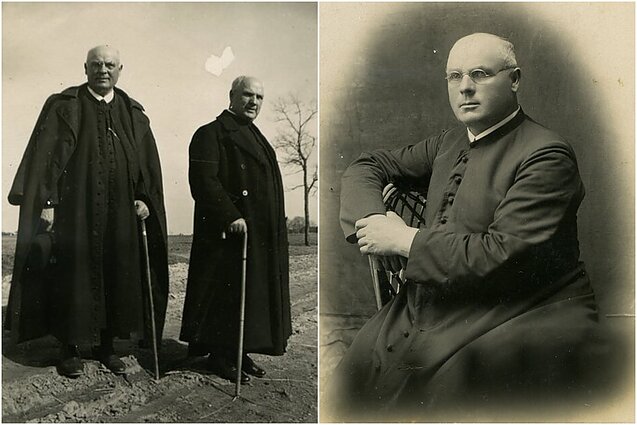 Broliai kunigai Povilas ir Antanas (dešinėje) Pauliukai, Antanas Paulikas Broliai kunigai Povilas ir Antanas (dešinėje) Pauliukai, Antanas Paulikas
