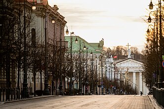 Velykų rytą sostinė pasitinka tuščiomis gatvėmis Velykų rytą sostinė pasitinka tuščiomis gatvėmis