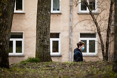 Karantinas Vilniuje Velykų dieną