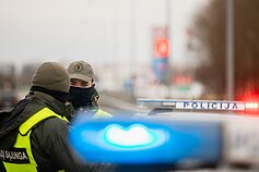 Pirmadienį tęsiama policijos kontrolė