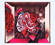 Birutė Žilytė Plants III. Poppy, 1974, lithography, 55 × 61 cm. MO Museum collection