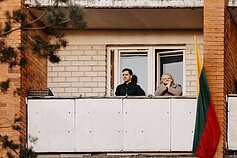 The project by Kaunas 2022: Kultūra Į Kiemus (Culture to the Courtyards)