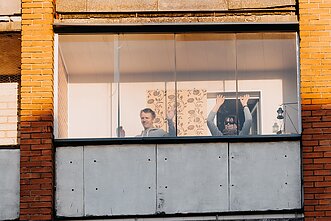 The project by Kaunas 2022: Kultūra Į Kiemus (Culture to the Courtyards)