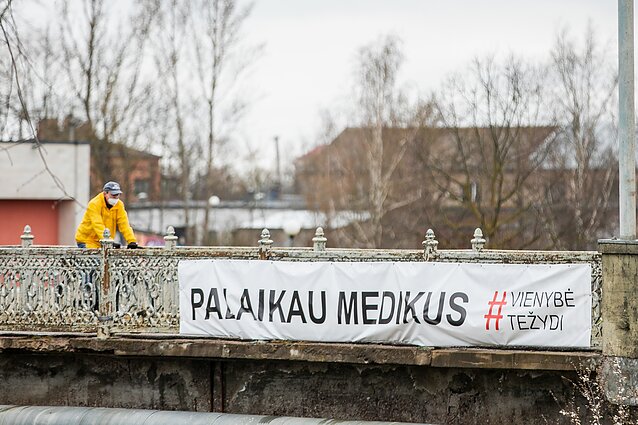 Panevėžys, kaukės, medikai, koronavirusas, COVID-19 Panevėžys, kaukės, medikai, koronavirusas, COVID-19