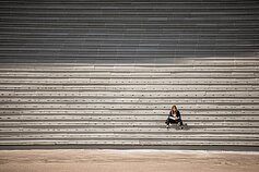 Though Lithuania's biggest city, Vilnius can look empty at times Though Lithuania's biggest city, Vilnius can look empty at times