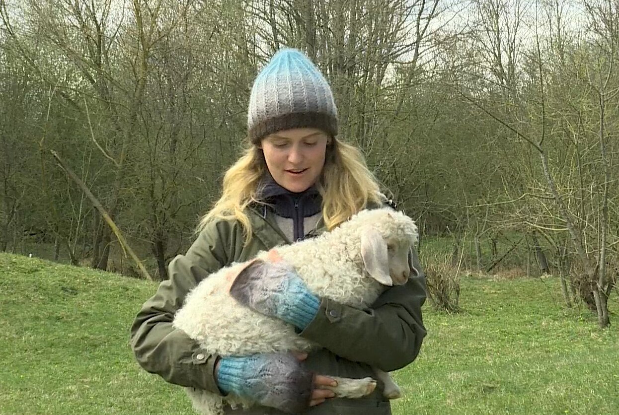 Angoros ožkų augintoja Beata Norvilė