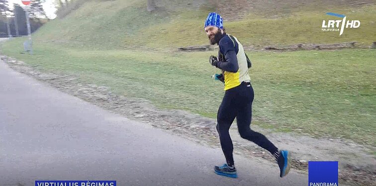 Sportas. Orai. Bėgimo entuziastai Lietuvoje dalyvavo virtualiame maratone: 42-ąją karantino dieną įveikė 42 kilometrus