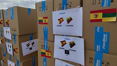Lithuanian cargo bound for Spain
