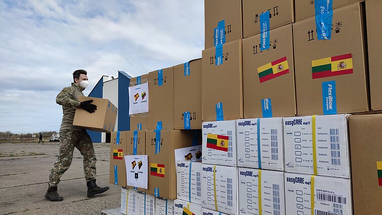 Lithuanian cargo bound for Spain