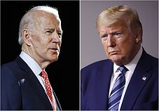 Joe Bidenas ir Donaldas Trumpas Joe Bidenas ir Donaldas Trumpas