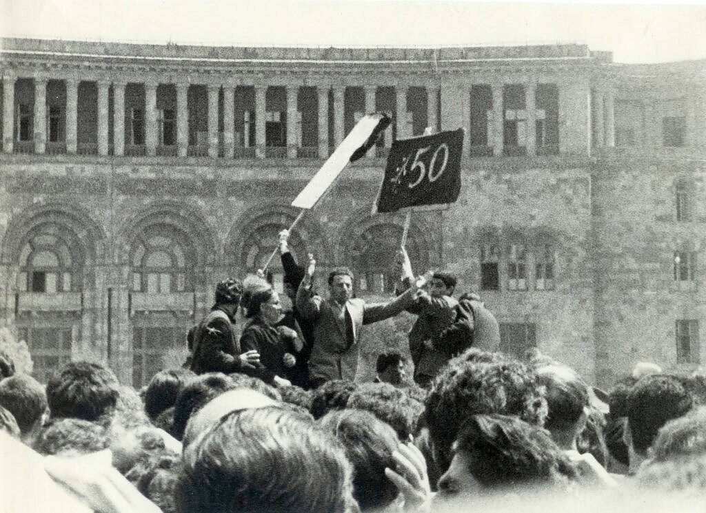 1965 metų demonstracijos Jerevane. 1965 metų demonstracijos Jerevane.