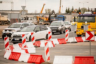 Liepkalnio rankryžos rekonstrukcija; Kelio darbai