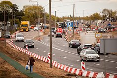 Liepkalnio rankryžos rekonstrukcija; Kelio darbai