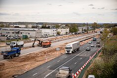 Liepkalnio rankryžos rekonstrukcija; Kelio darbai