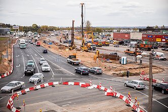 Liepkalnio rankryžos rekonstrukcija; Kelio darbai