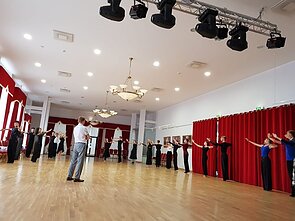 Česlovas Norvaiša negaili patarimų šokėjams Česlovas Norvaiša negaili patarimų šokėjams