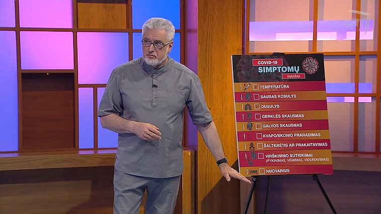Unikauskas prašo išlikti sąmoningiems: koronavirusas turi daugiau simptomų nei tik pakilusią temperatūrą ar kankinantį kosulį
