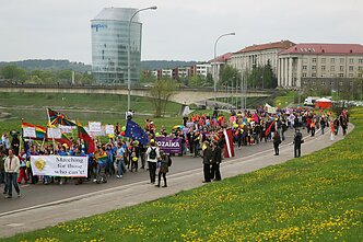 The first Baltic Pride in Vilnius, 2010.
