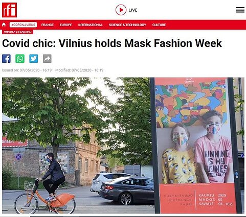 Kaukių mados savaitė užsienio žiniasklaidoje