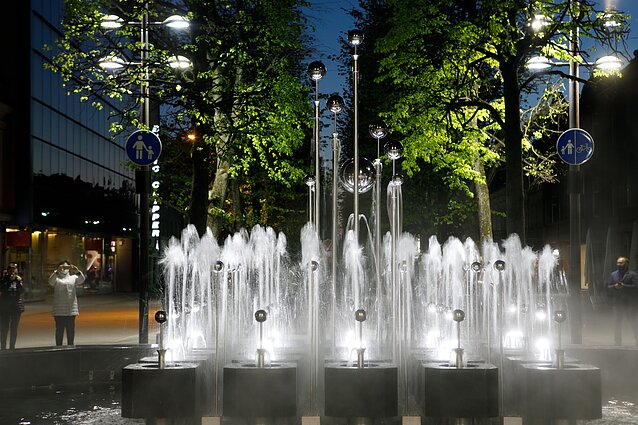 Fountain on Laisvės Avenue, Kaunas