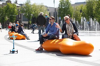 Kaune baigta atnaujinti Vienybės aikštė