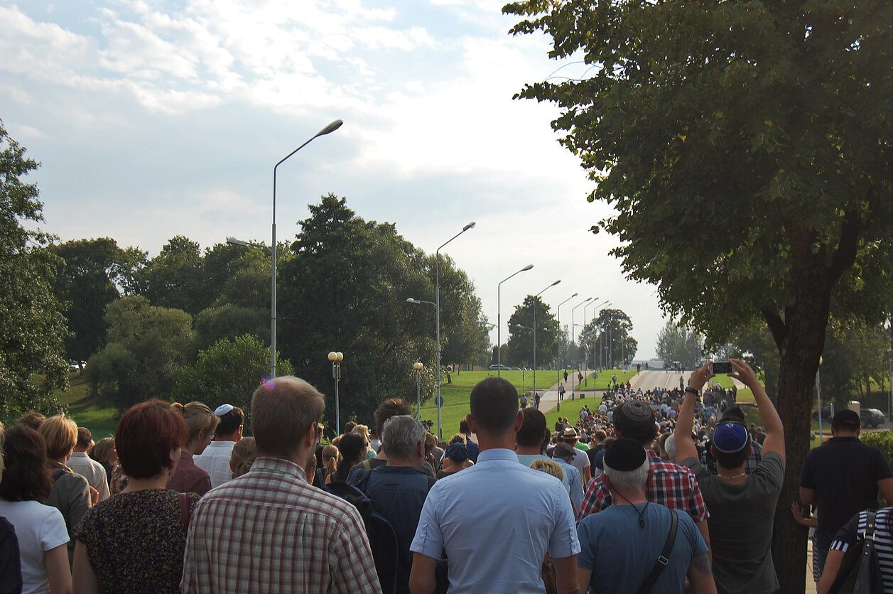 Vitos Ličytės nuotrauka, Eisena Molėtų žydamas pagerbti 2016 m.