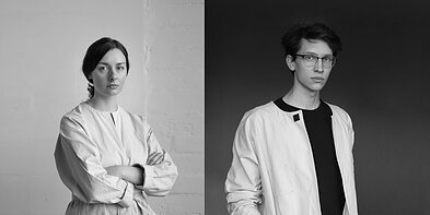 Kuratoriai Laurynas Skeisgiela ir Milda Dainovskytė