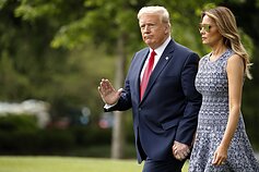 Donaldas ir Melania Trump