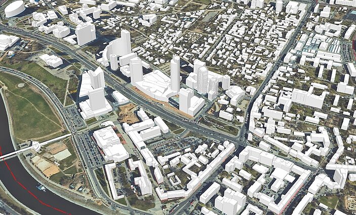 3D model of Vilnius