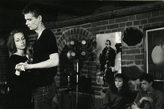 Eleonora Koriznaitė, Saulius Balandis, Ingeborga Dapkūnaitė, Arūnas Sakalauskas filme „Mano mažytė žmona“ Eleonora Koriznaitė, Saulius Balandis, Ingeborga Dapkūnaitė, Arūnas Sakalauskas filme „Mano mažytė žmona“