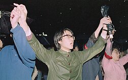 Tiananmenio aikštė Pekine 1989 m. 