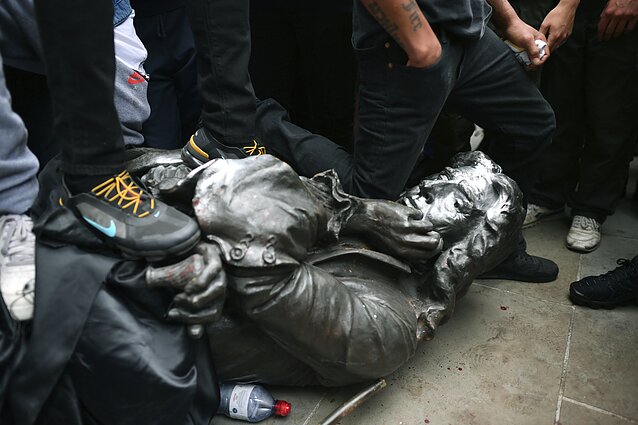Edward Colston's statue was toppled by activists in Bristol, England