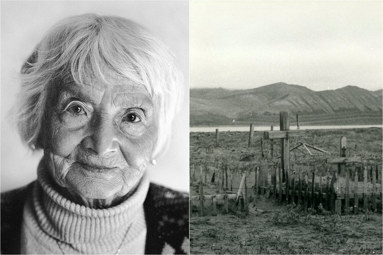 Irena Saulutė Valaitytė-Špakauskienė; Smėliu užpustytos tremtinių kapinės Tit-Ary 