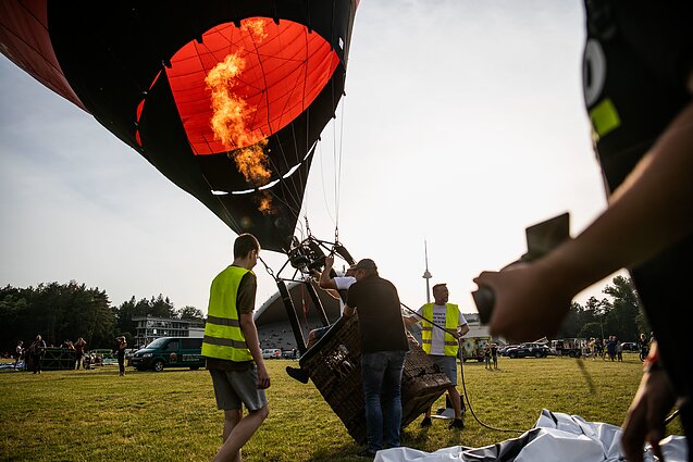 Hot air balloons