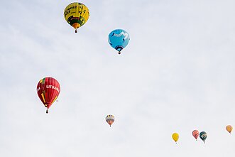 Hot air balloons