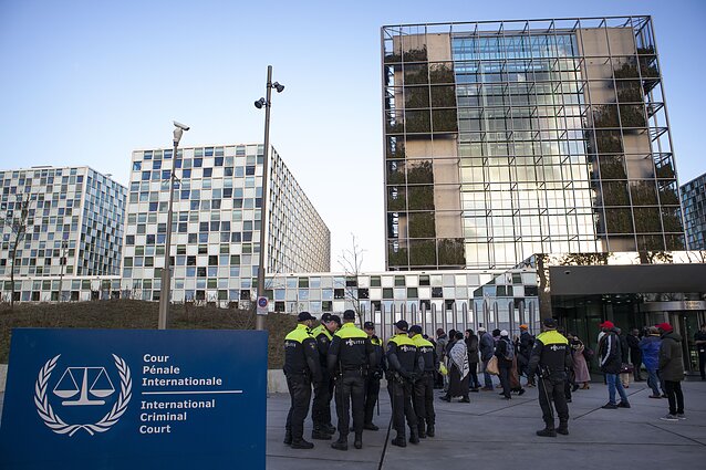 ICC headquarters in the Hague