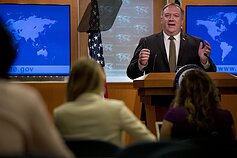 JAV Valstybės sekretorius Mike`as Pompeo