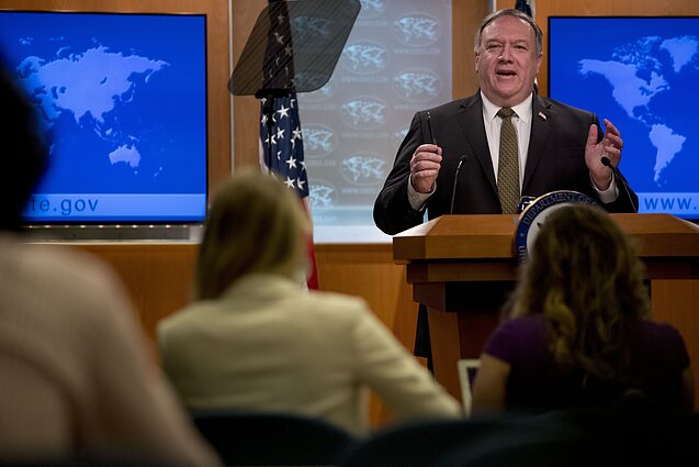 JAV Valstybės sekretorius Mike`as Pompeo