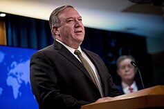 JAV Valstybės sekretorius Mike`as Pompeo