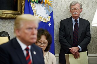 Donaldas Trumpas ir Johnas Boltonas
