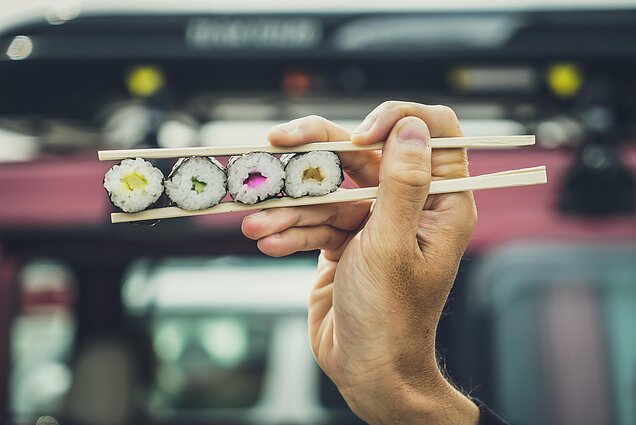 Sushi // sushiai // maistas // ryžiai // jūros gėrybės // japoniška virtuvė 