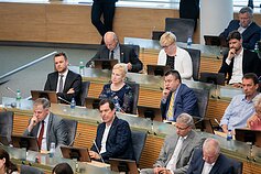 Gitanas Nausėda Seime skaito pirmąjį savo metinį pranešimą Gitanas Nausėda Seime skaito pirmąjį savo metinį pranešimą
